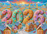 Happy 2026 Jigsaw Puzzle 1000 Piece